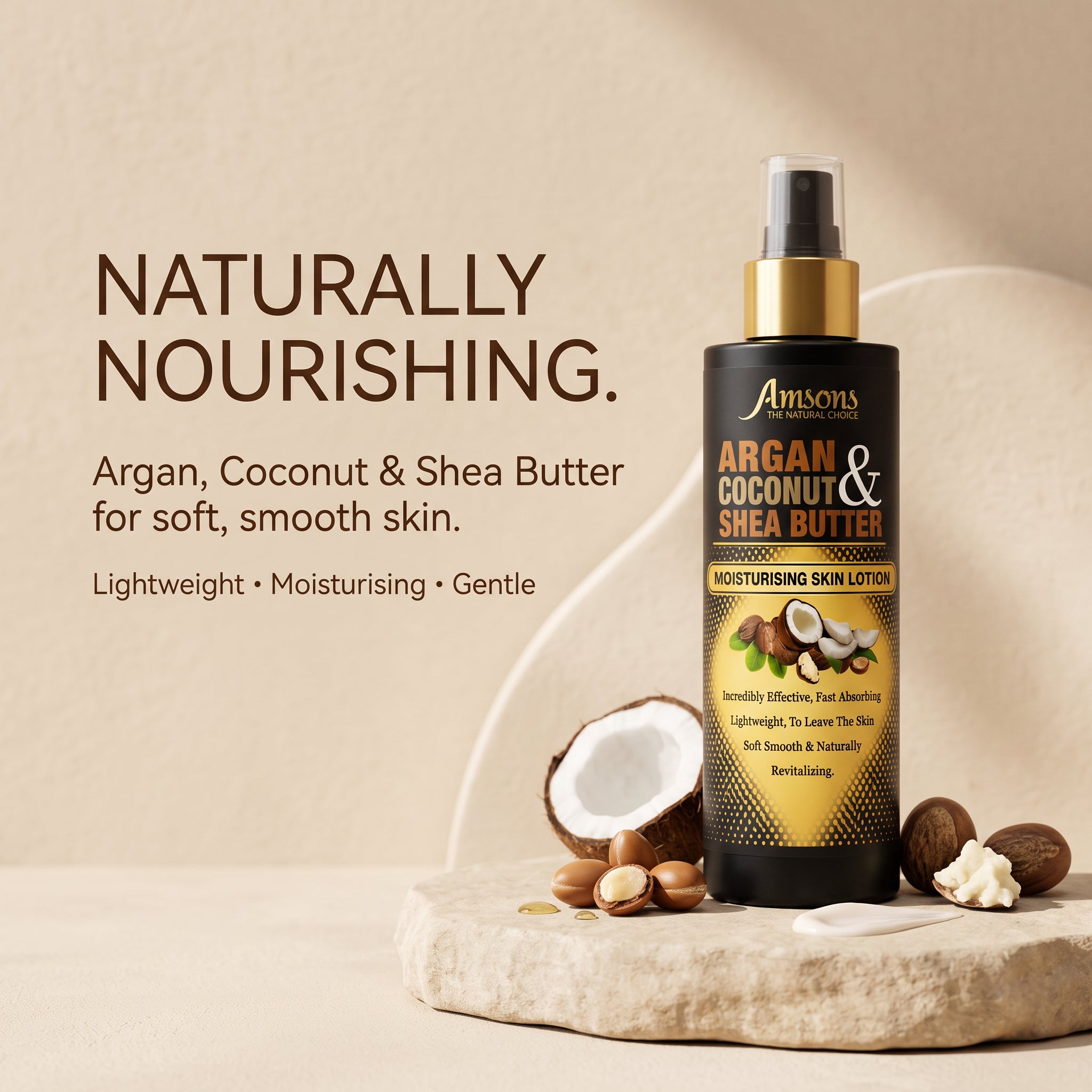 Argan & Coconut Shea Butter Lotion for Skin 100ml