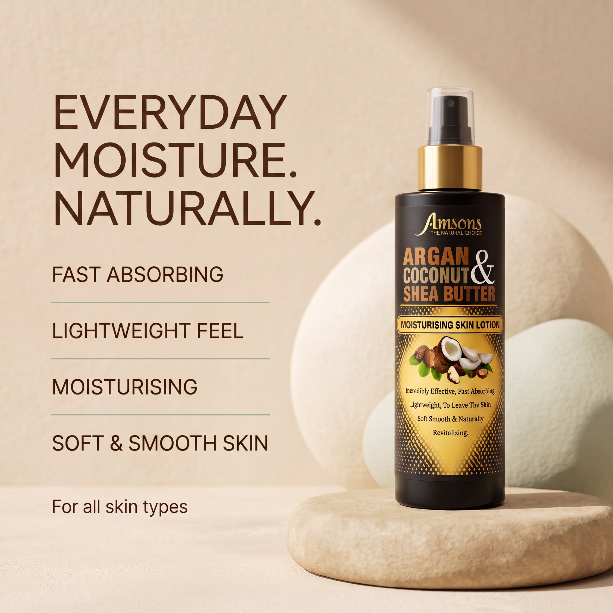 Argan & Coconut Shea Butter Lotion for Skin 100ml