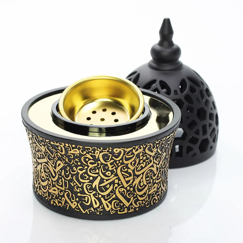 Dome Black Bakhoor Burner H7503