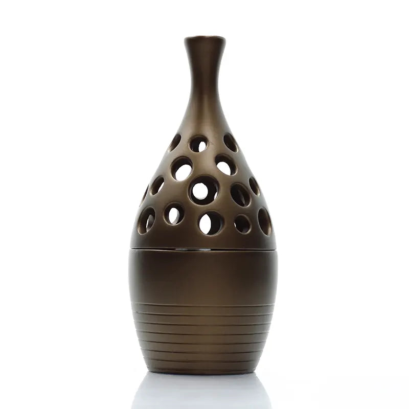 Sculpted Bronze Bakhoor Burner  H7504