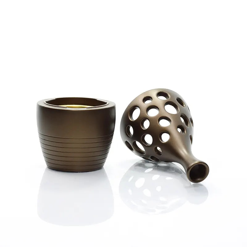 Sculpted Bronze Bakhoor Burner  H7504