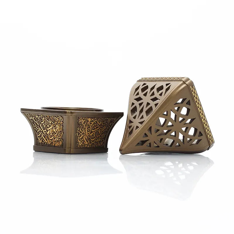 Triangular Champagne Bukhoor Burner H7519
