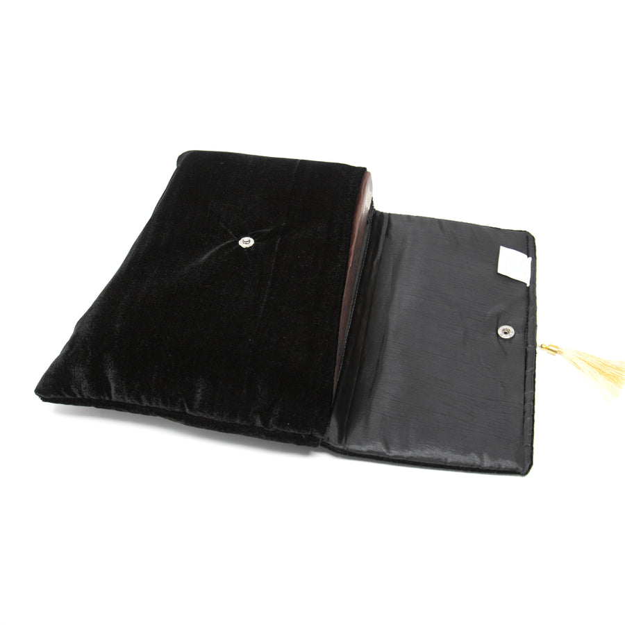 Black Velvet A4 Quran Cover  / Ghilaf