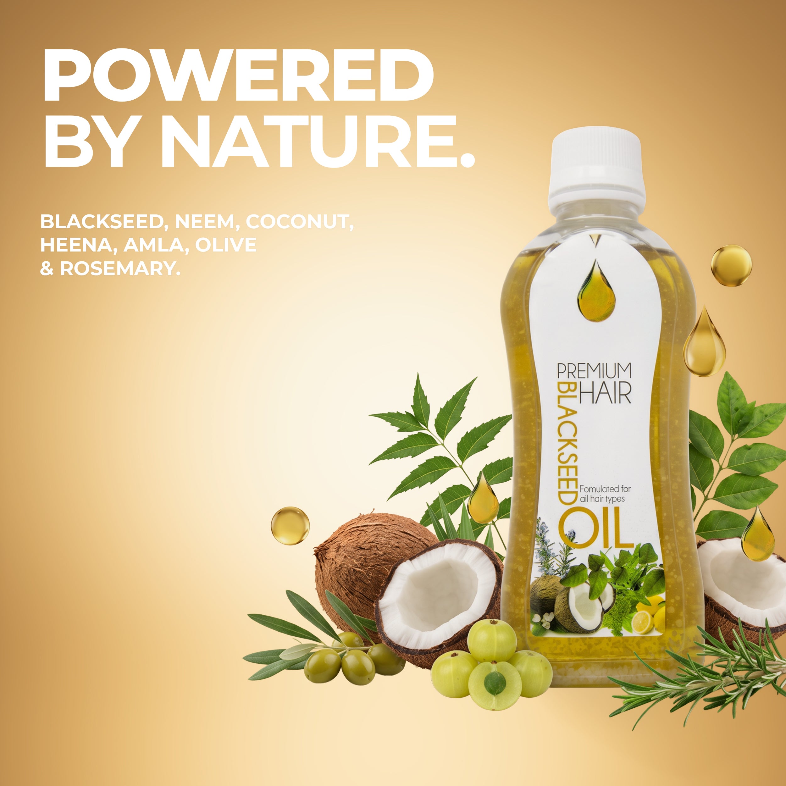 Black Seed Premium Hair Oil 200ml