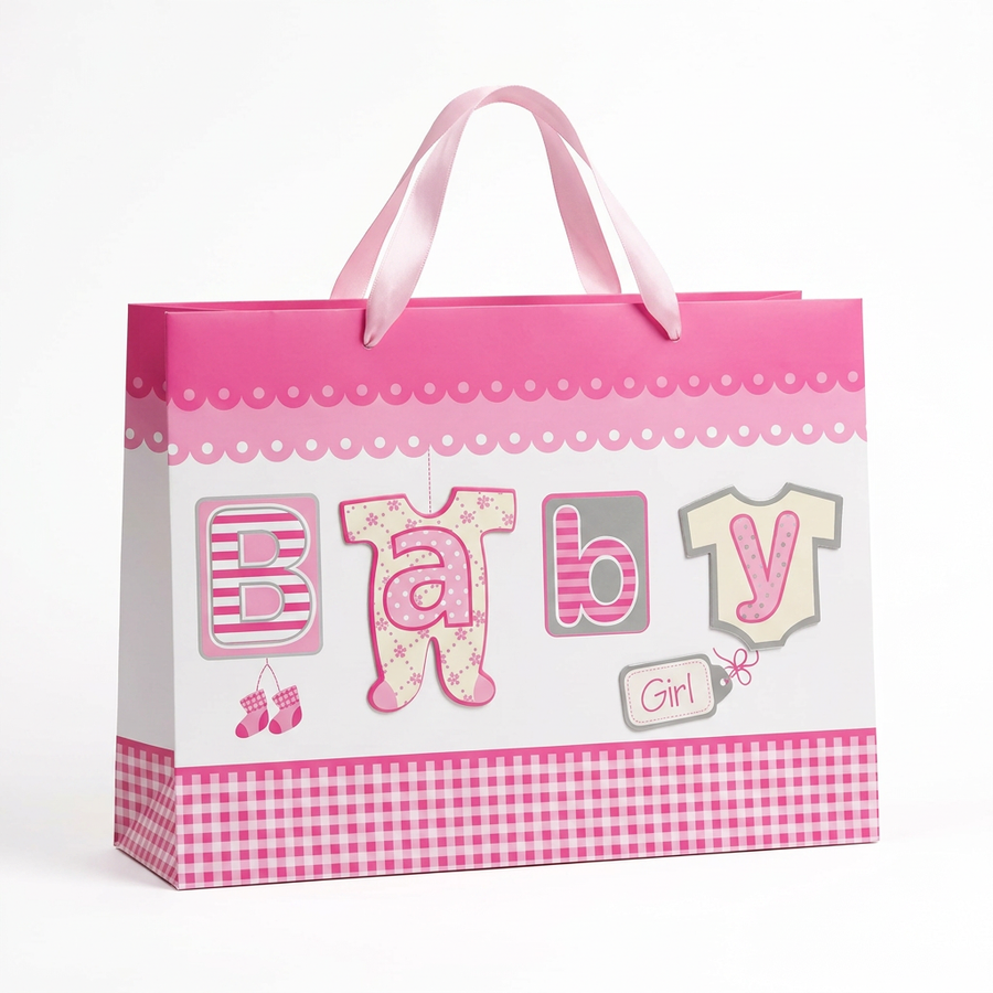 Baby Girl Gift Bag - Large