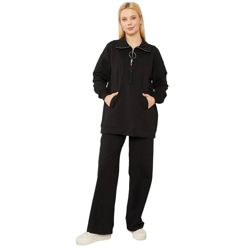 Women Black Co Ord Set