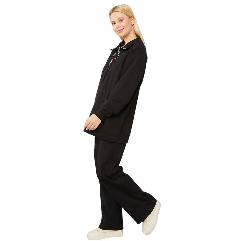 Women Black Co Ord Set