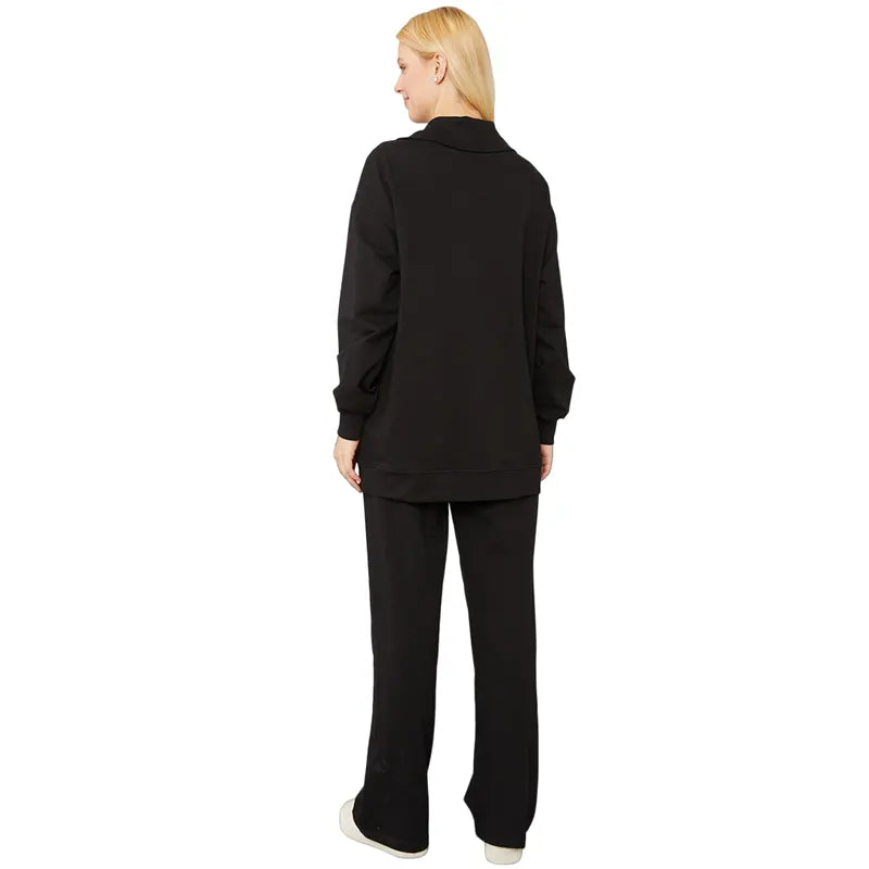 Women Black Co Ord Set