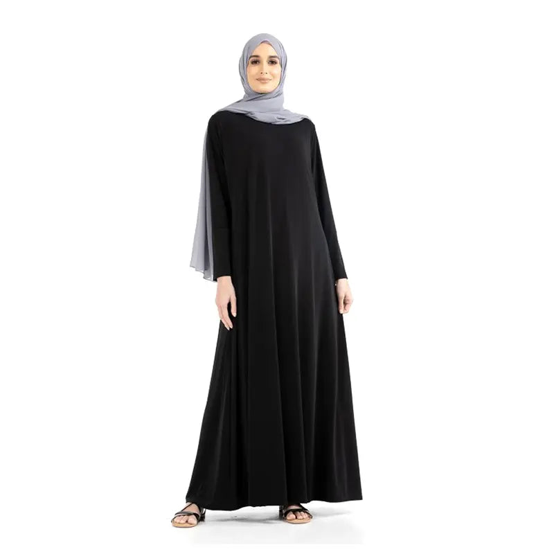 Jersey Black Abaya