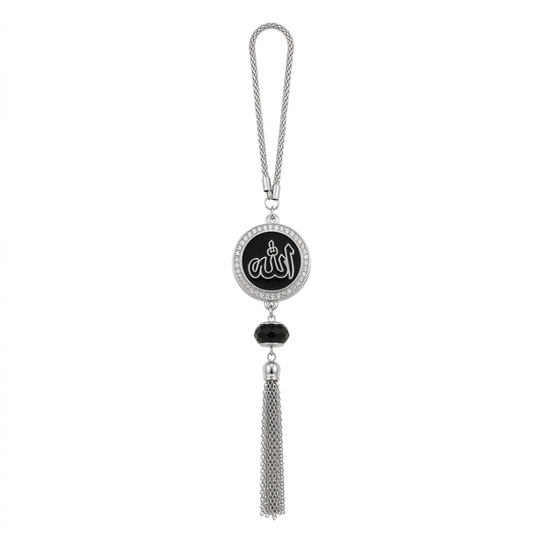 Allah Muhammad Circular Car Hanger Black