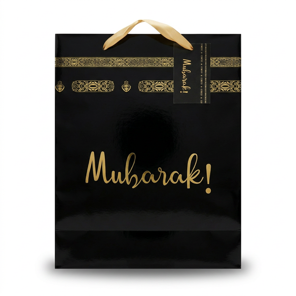 Mubarak Kabah Gift Bag Black & Gold