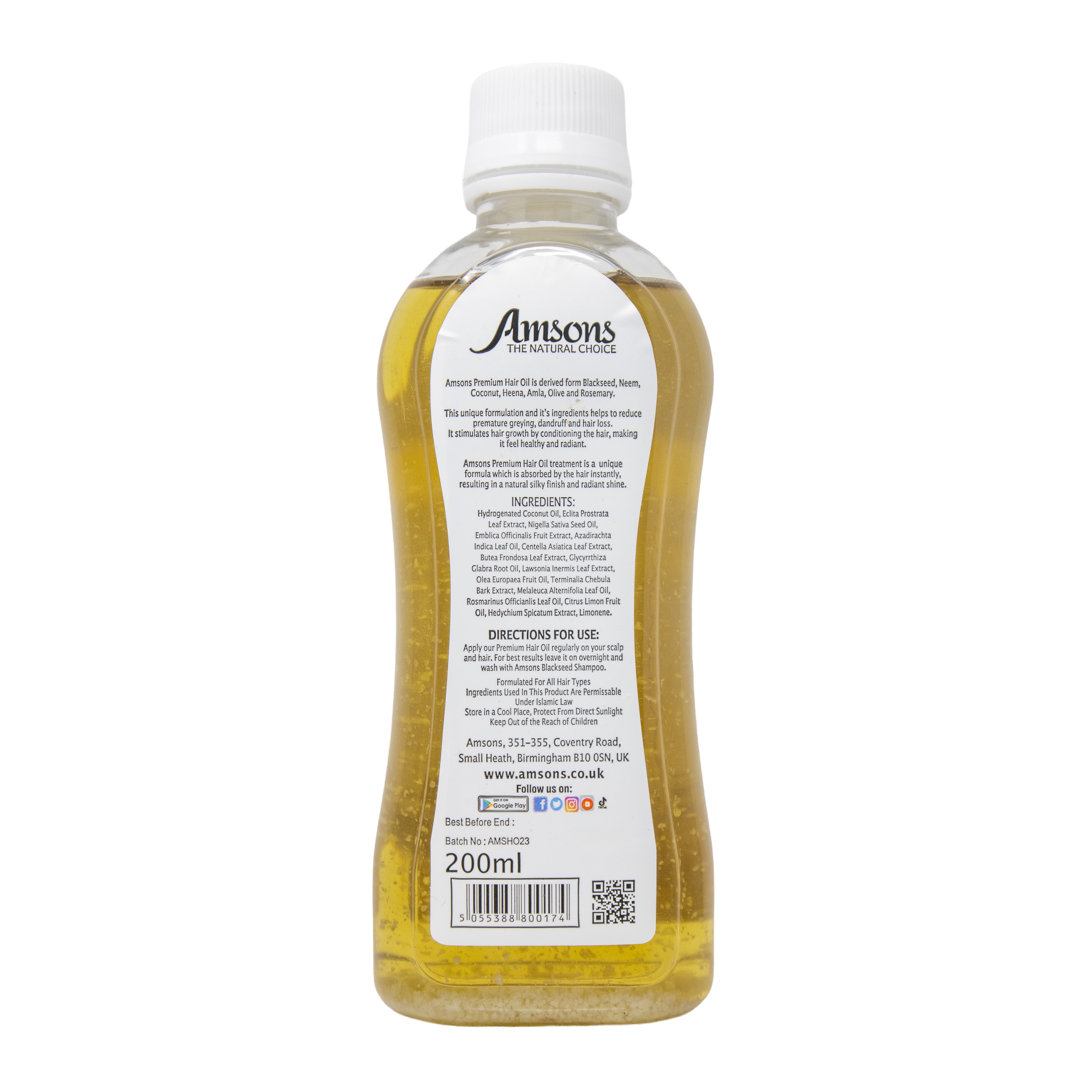 Black Seed Premium Hair Oil 200ml