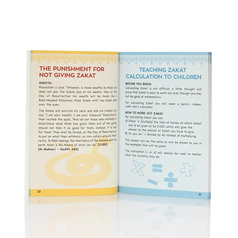 Teaching Zakat Calculation To Children & Parents Book