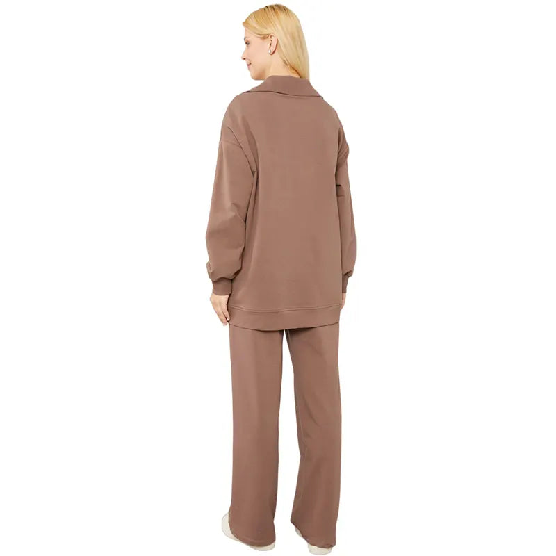 Women Brown Co Ord Set