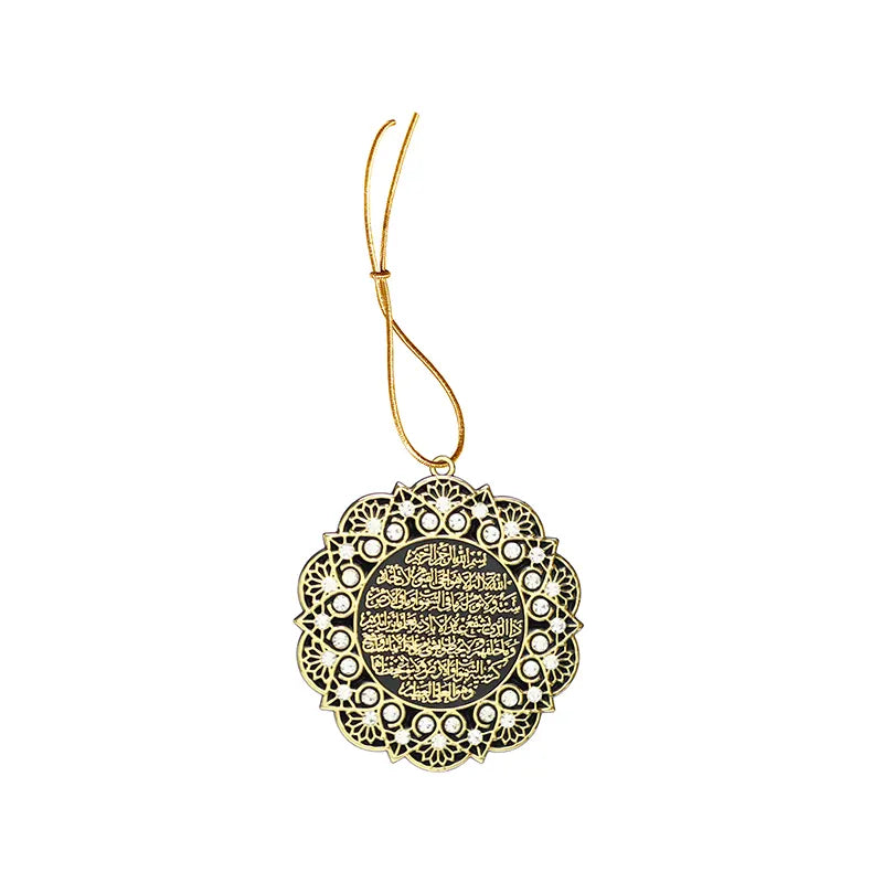 Aytul Kursi Black Gold Silver Car Hanger
