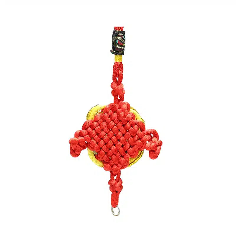 White and Red Diamond Car Hanger