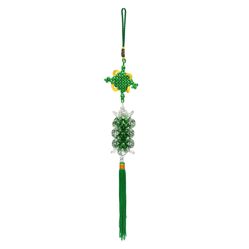 Green & White Diamond Car Hanger