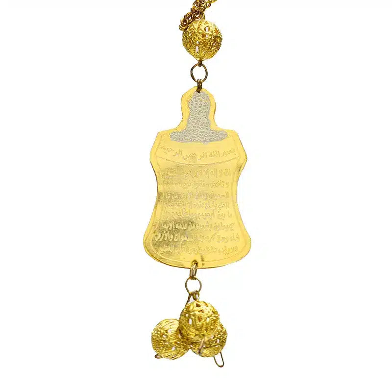 Aytal Kursi Car Hanger Gold and Silver
