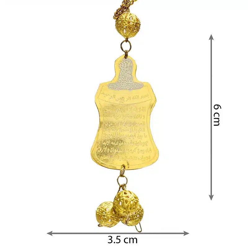 Aytal Kursi Car Hanger Gold and Silver