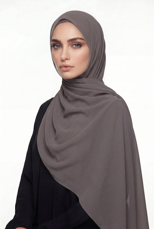 Pastel Violet Chiffon Hijab Col 120
