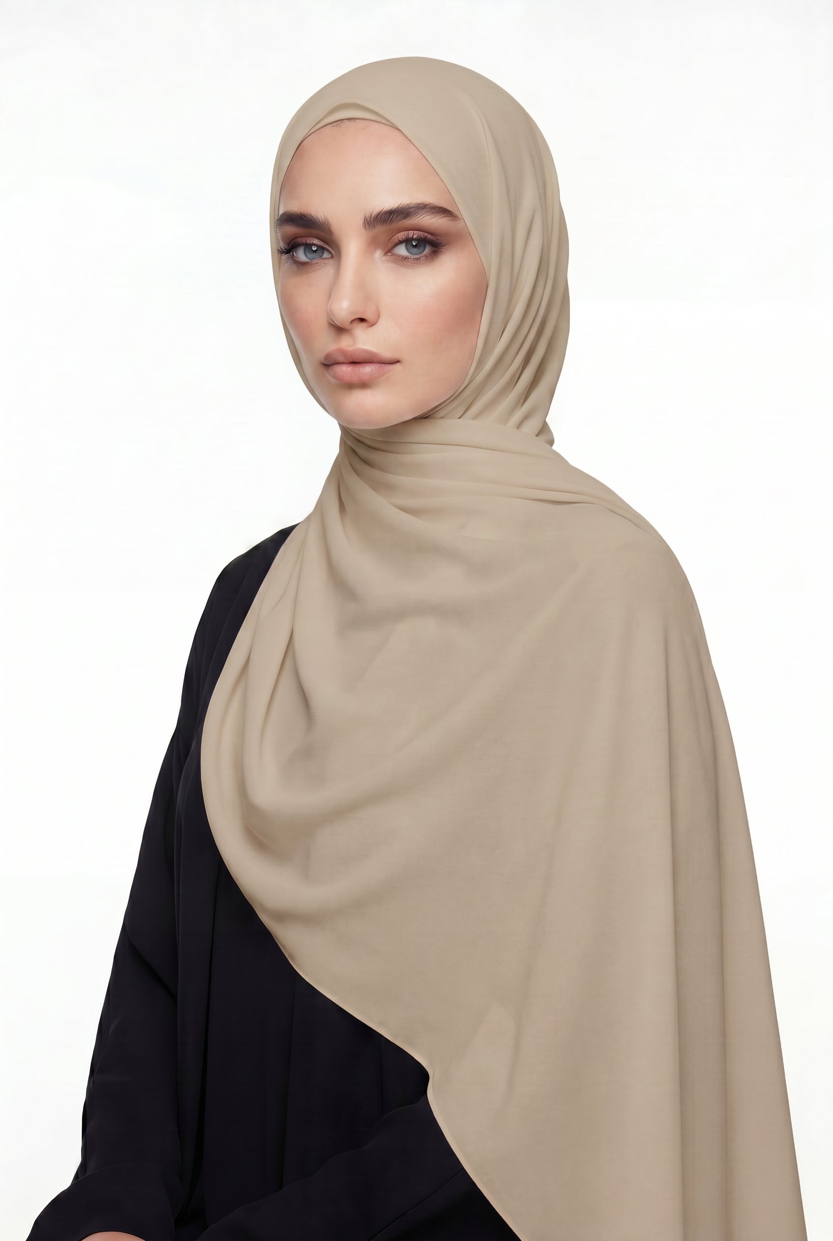 Buttercream Chiffon Hijab Col 134