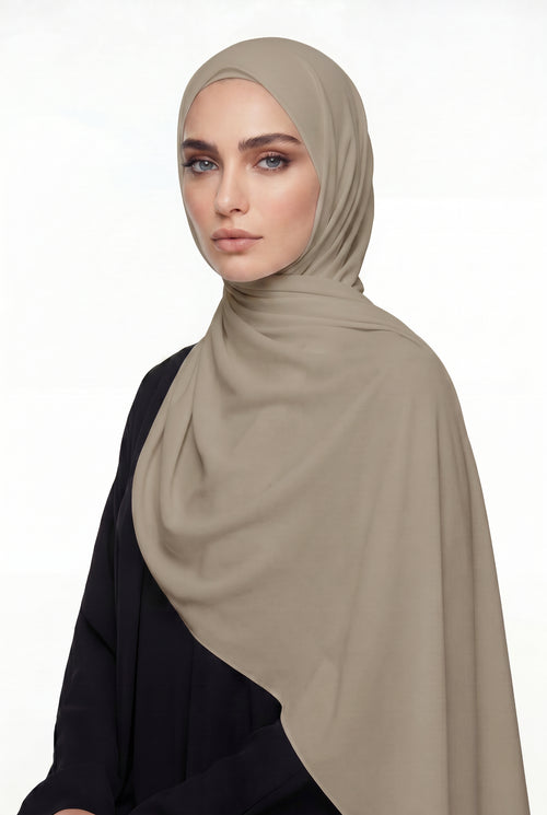 Buff Chiffon Hijab Col 73