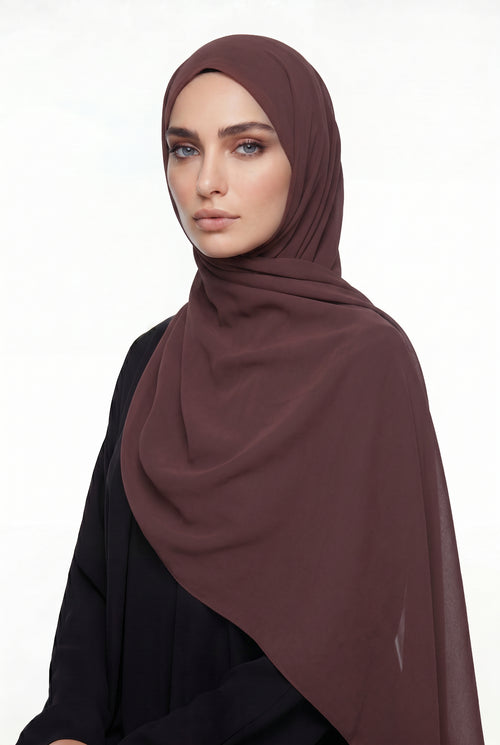 Ruby Chiffon Hijab