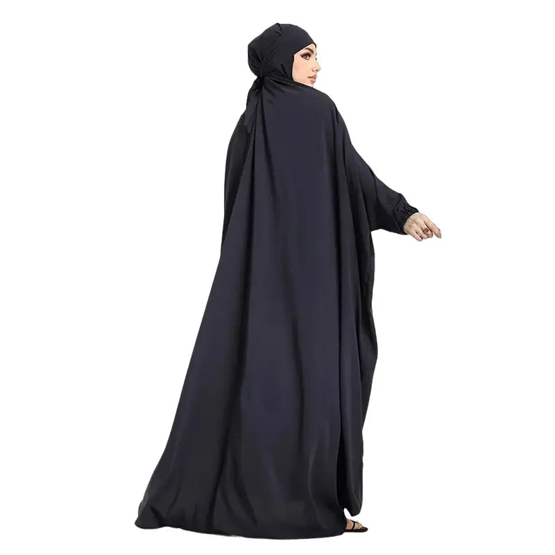 One Piece Charcoal Jilbab