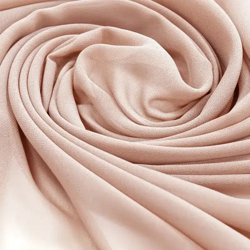 Champagne Rose Chiffon Hijab
