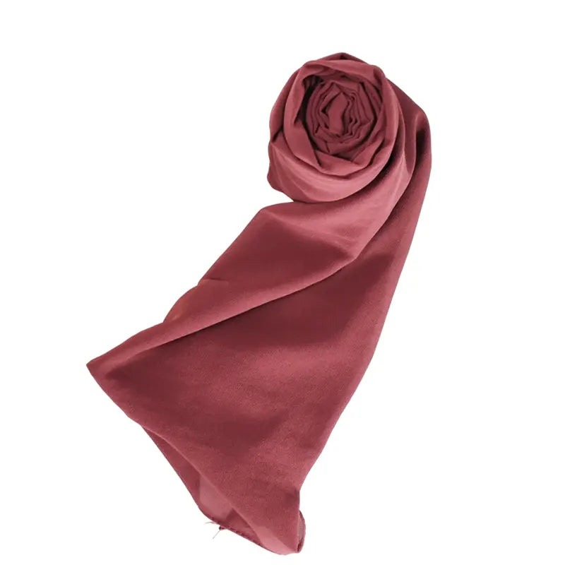 Dark Maroon Chiffon Hijab