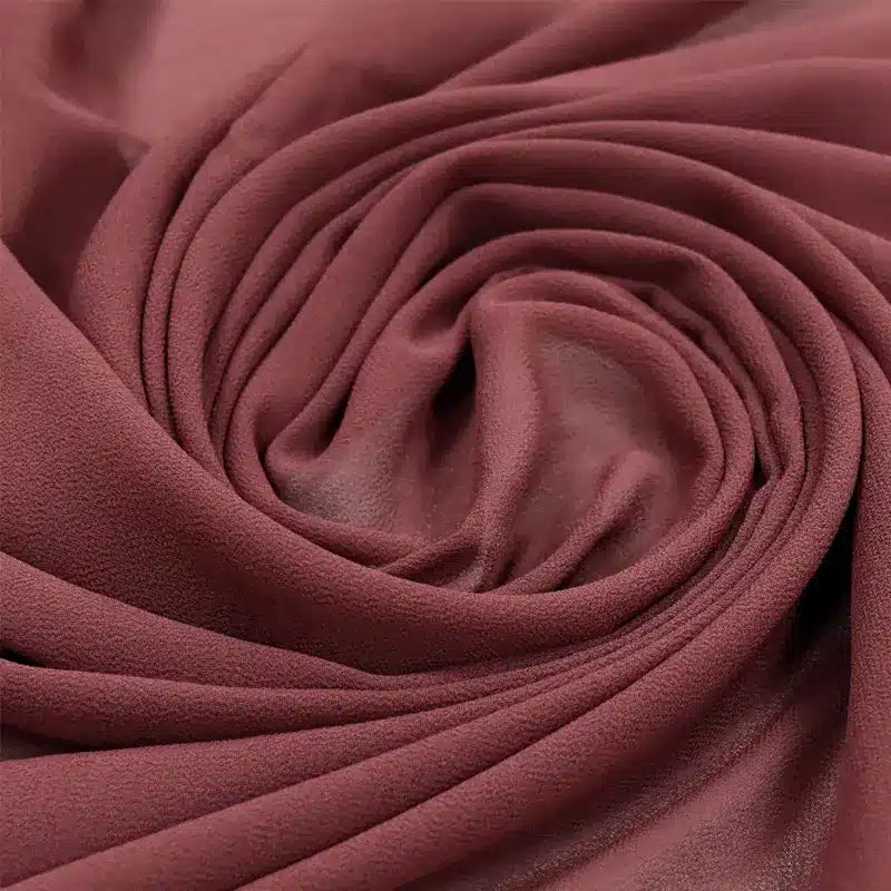 Dark Maroon Chiffon Hijab