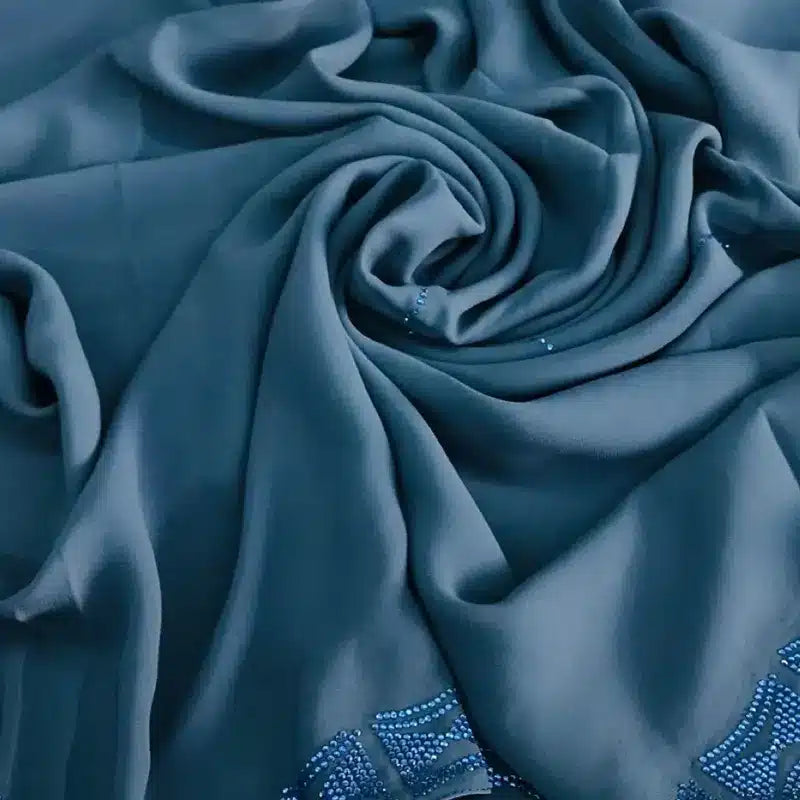 Chiffon crepe with Stone embellishments Design 12