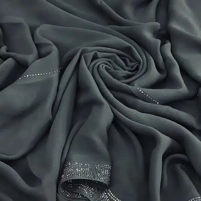 Chiffon crepe with Stone embellishments Design 17