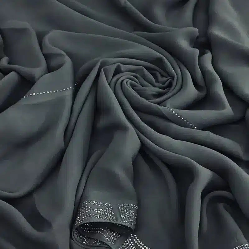 Chiffon crepe with Stone embellishments Design 17