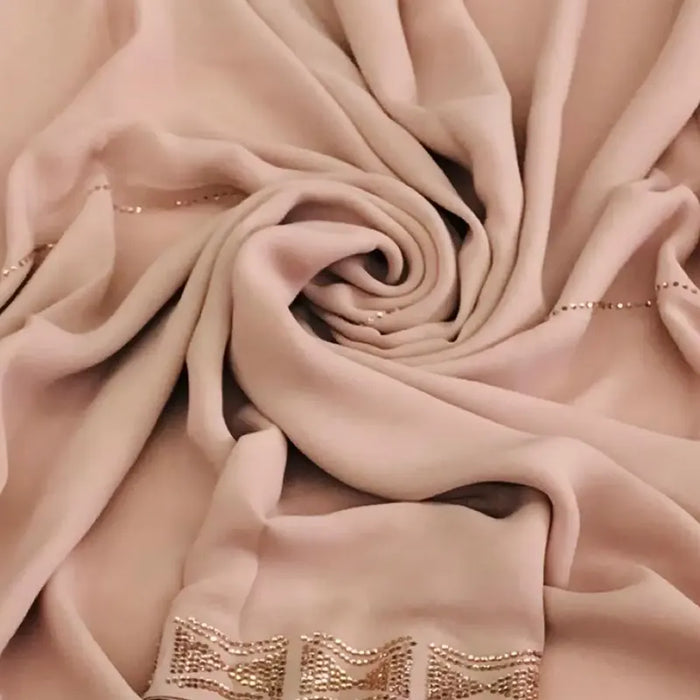 Chiffon crepe with Stone embellishments Design 1