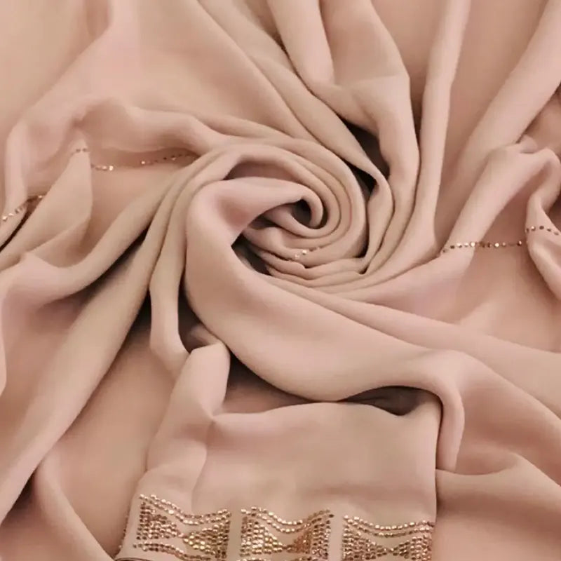 Chiffon crepe with Stone embellishments Design 1