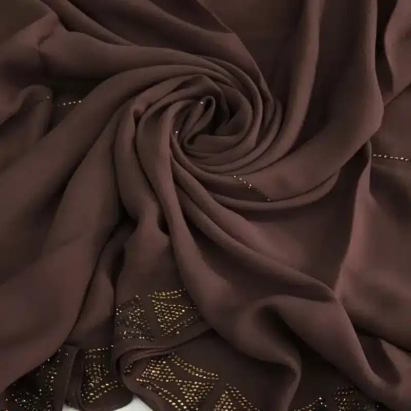 Chiffon crepe with Stone embellishments Design 4