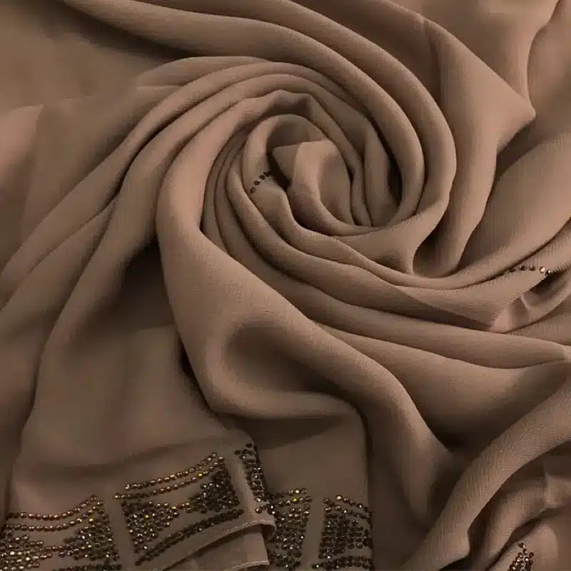 Chiffon crepe with Stone embellishments Design 8