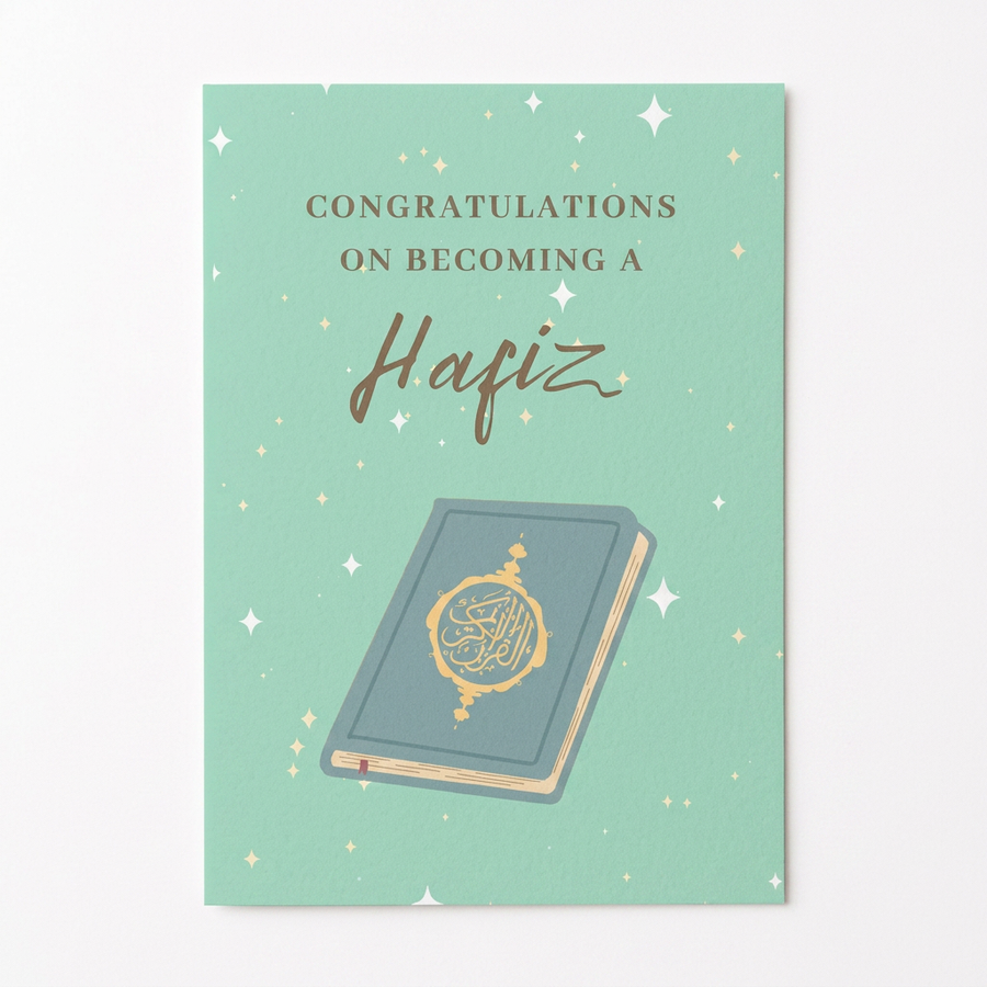 Congratulations On Becoming A Hafiz Card