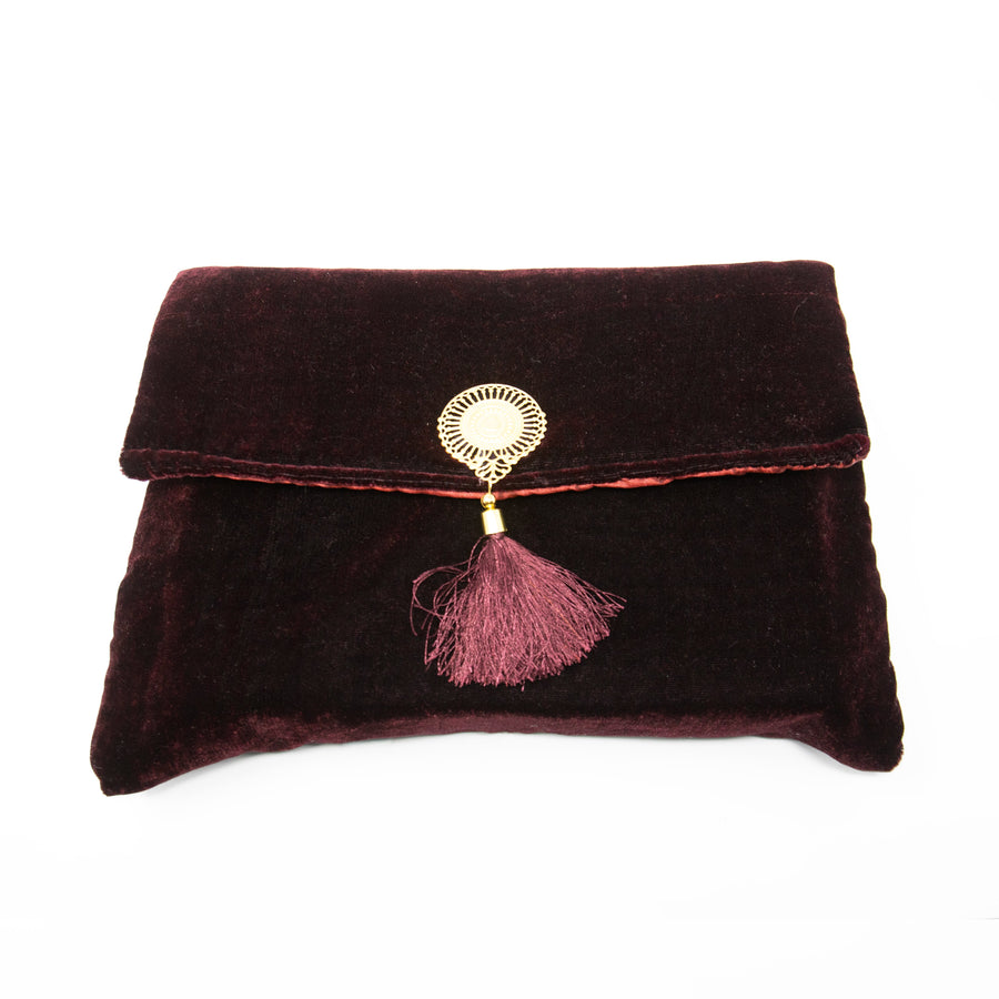 Maroon Velvet A4 Quran Cover  / Ghilaf