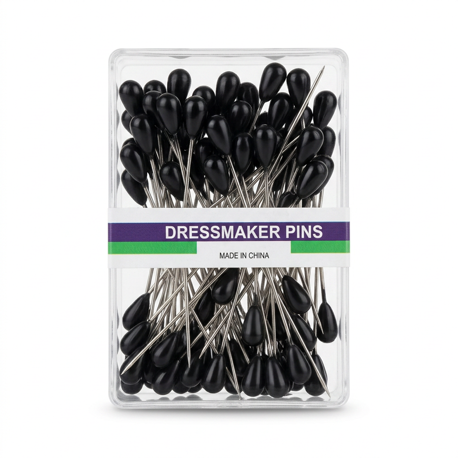 Dressmaker Pins 1.5 inches - Black