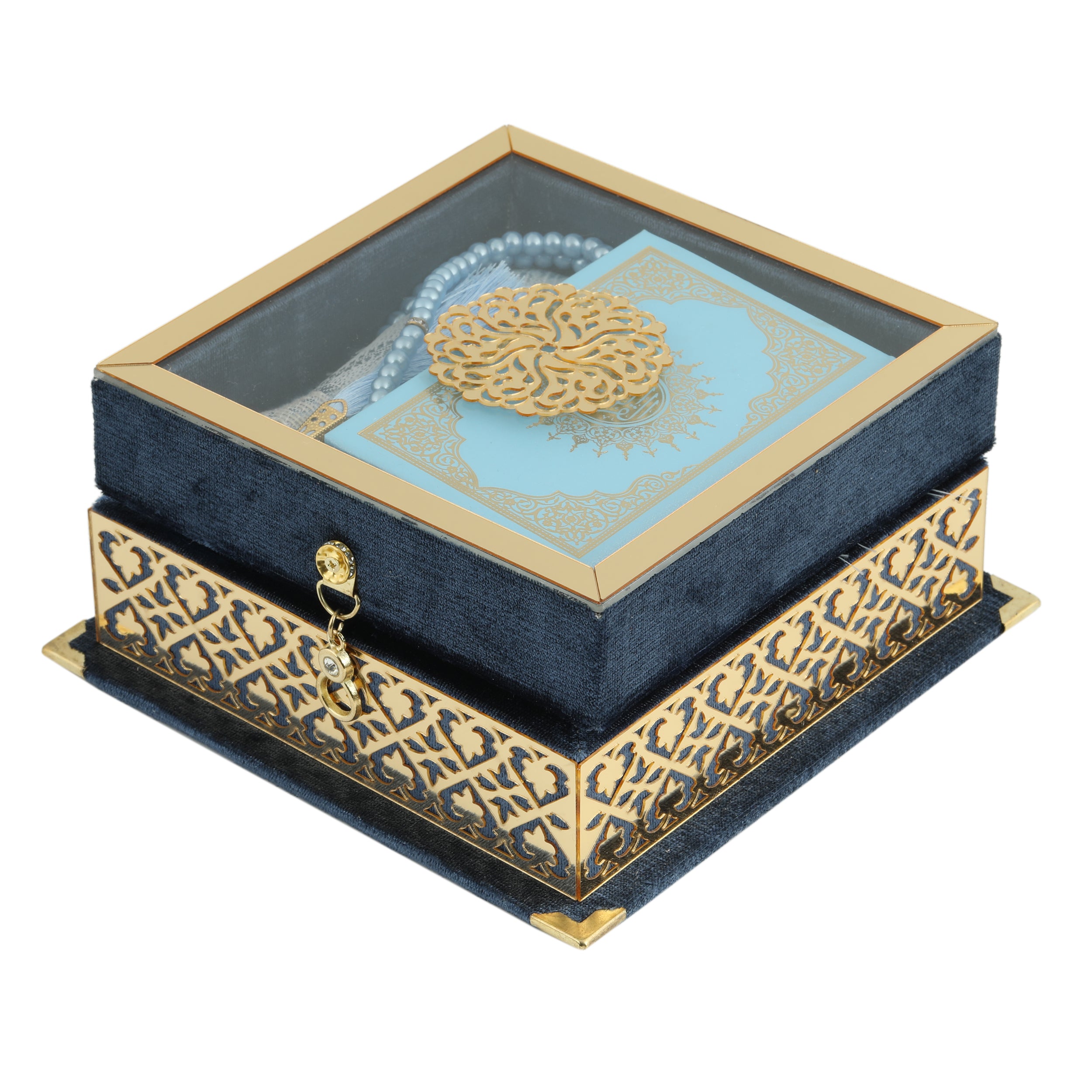 Exclusive Mini Quran Gift Set 1096 Blue