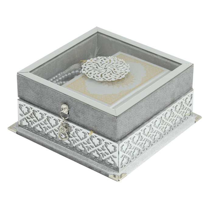 Exclusive Mini Quran Gift Set 1096 Grey