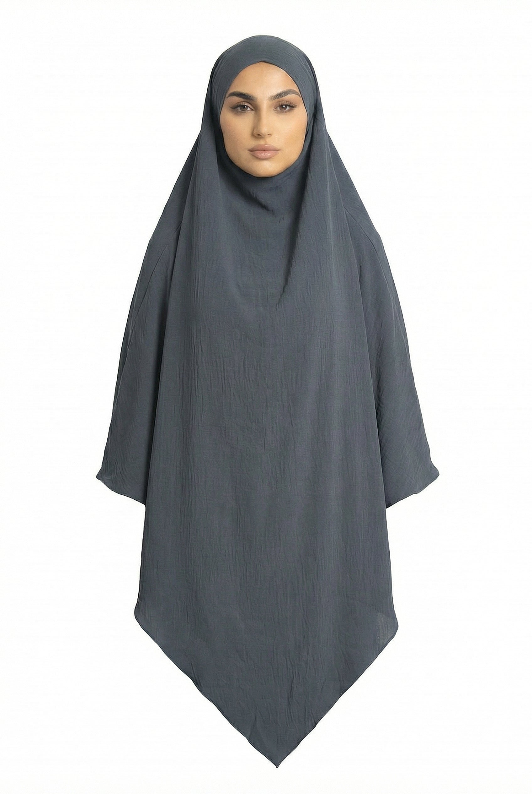 One Piece Khimar Grey Col 39