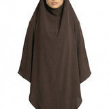 One Piece Khimar Brown Col 48