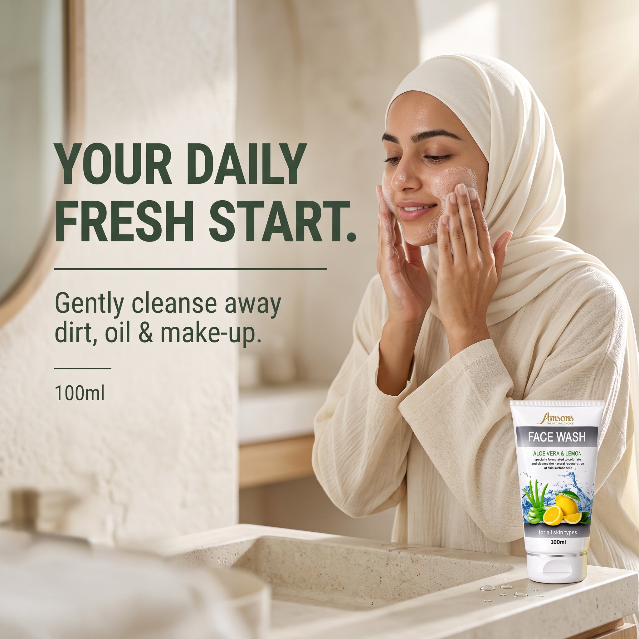 Aloe Vera & Lemon Face Wash 100ml