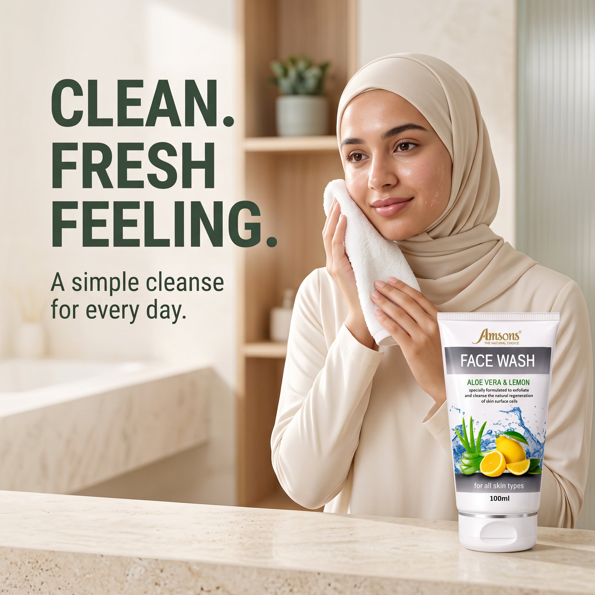 Aloe Vera & Lemon Face Wash 100ml