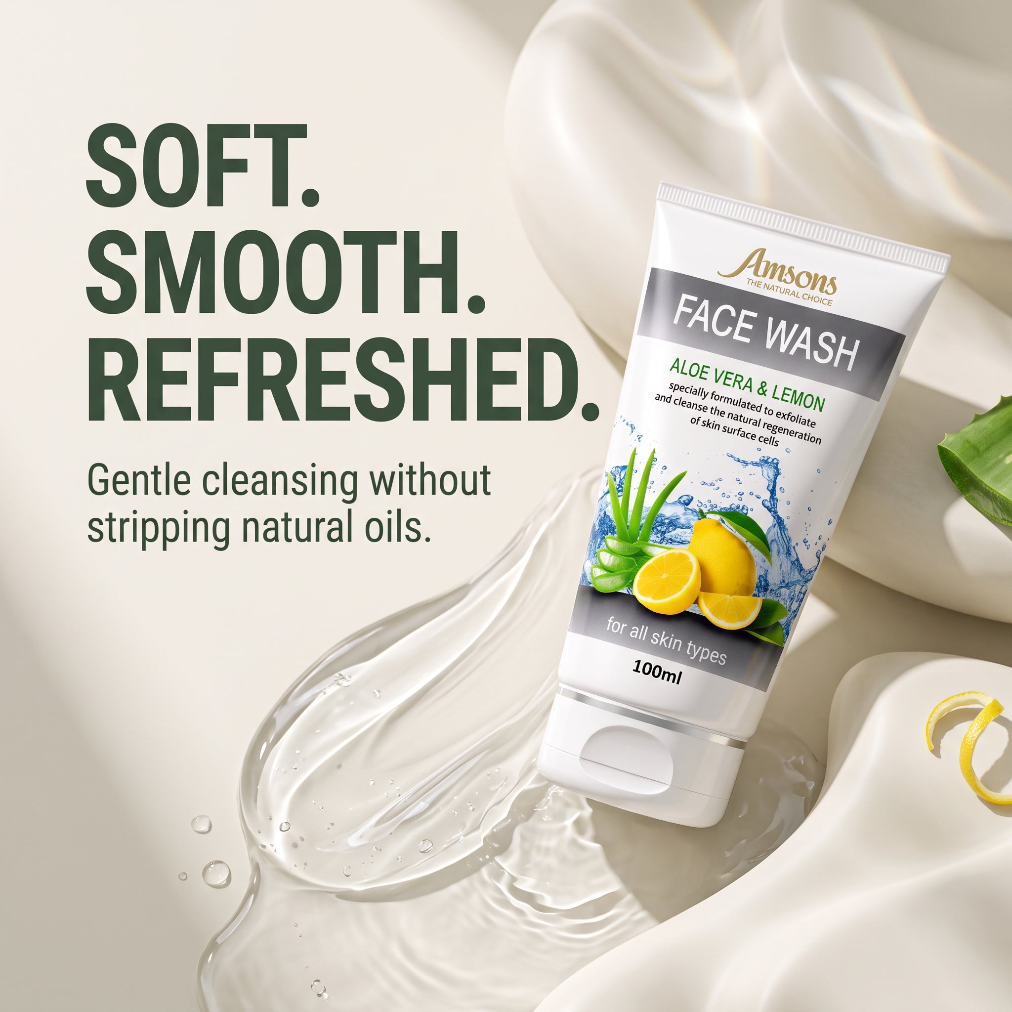 Aloe Vera & Lemon Face Wash 100ml