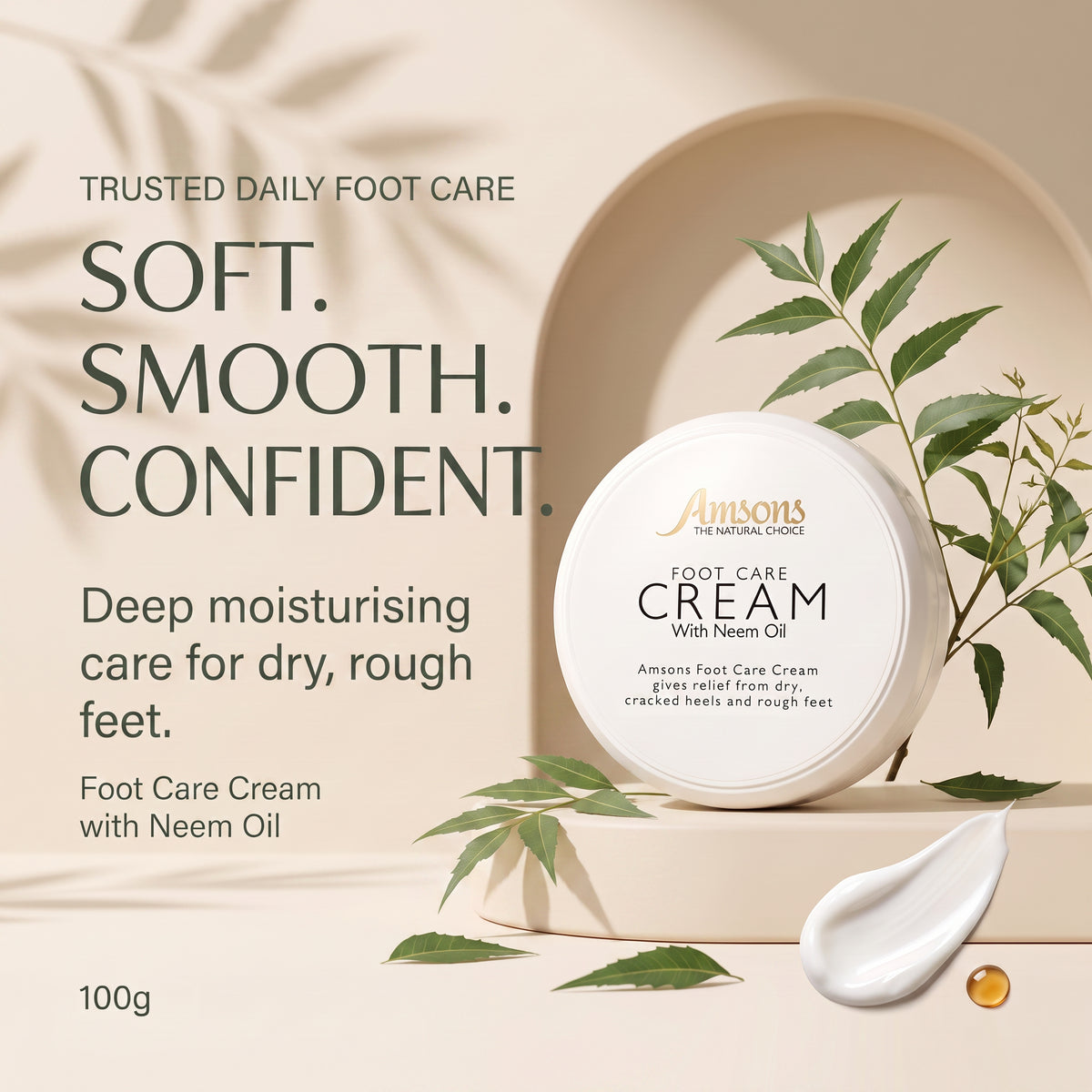 Foot Care Cream With Neem Oil 100g