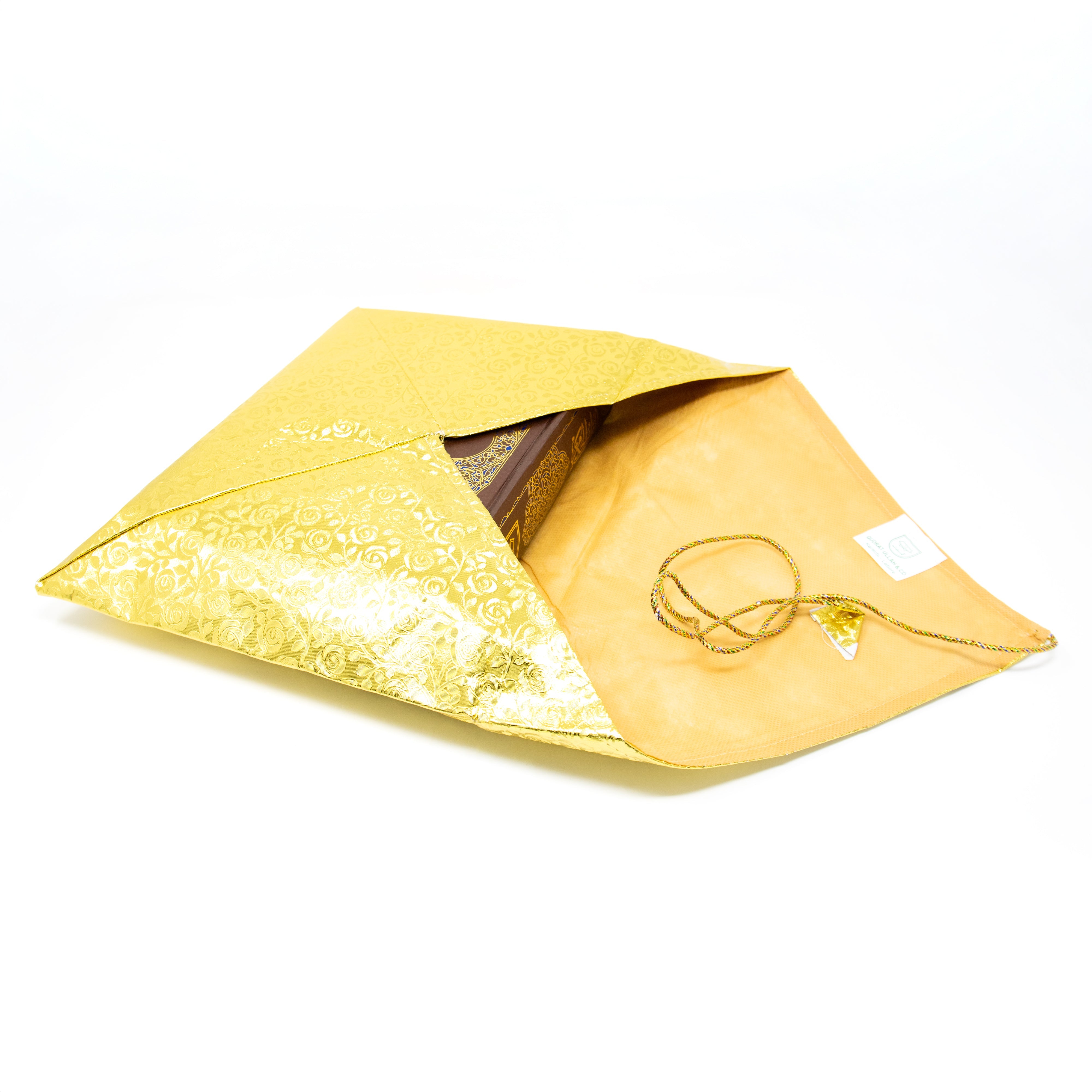 Gold Shimmer A3 Quran Cover